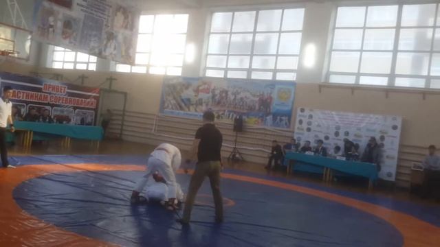 Альпенов Достан, Чемпионат Акмолинской области по рукопашному бою, синий 16-18 февраля 2018г. смотреть онлайн