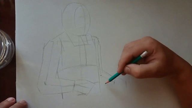 Как нарисовать вольного сталкера в комбинезоне "СЕВА"? смотреть онлайн