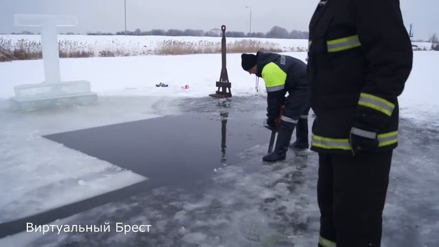 Подготовка к крещению-2017, Брест "гребной" канал смотреть онлайн