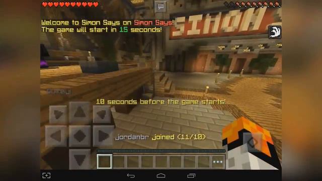 Мини-игра "SIMON SAYS" в MCPE 0.12 смотреть онлайн