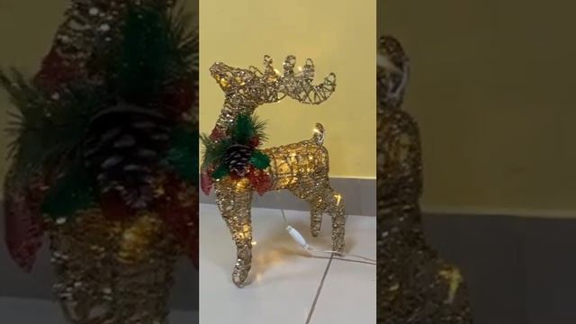 Новогодний светодиодный олень смотреть онлайн