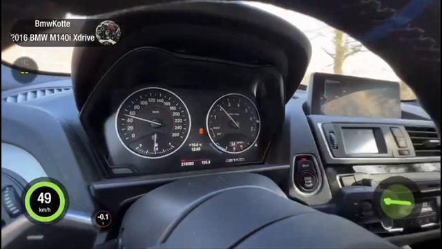 812 HP BMW M140i F20 X-Drive | 1/4 Mile Dragy Times On The Street