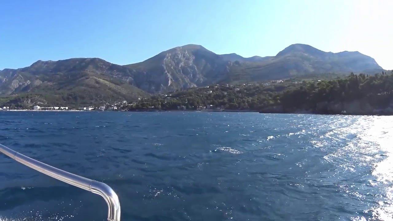 Черногория Экскурсия по Морю от Бара до Будвы смотреть онлайн