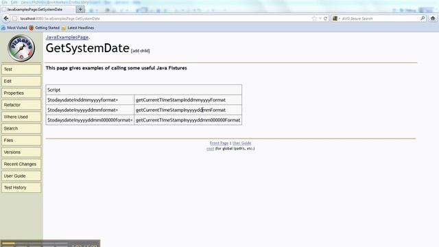 Fitnesse returning formatted system date смотреть онлайн