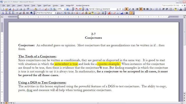 Geometry 2-7