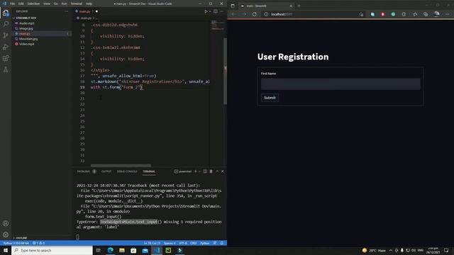 Streamlit формы-I | Полный курс Streamlit Python | Streamlit часть 12 смотреть онлайн