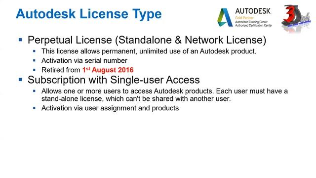 Section 2: Autodesk License Type смотреть онлайн