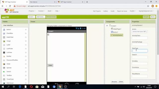Mit App İnventor Vidyo Oynatıcı Yapımı смотреть онлайн