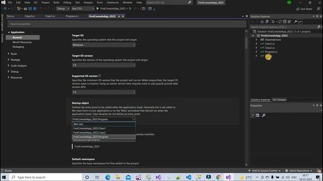 How to set Startup object in Visual Studio 2022 || Interview Point смотреть онлайн