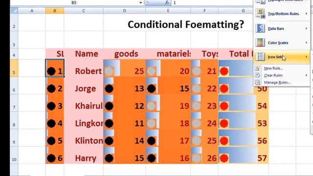 Ms excel Basic calculations and conditional formatting смотреть онлайн