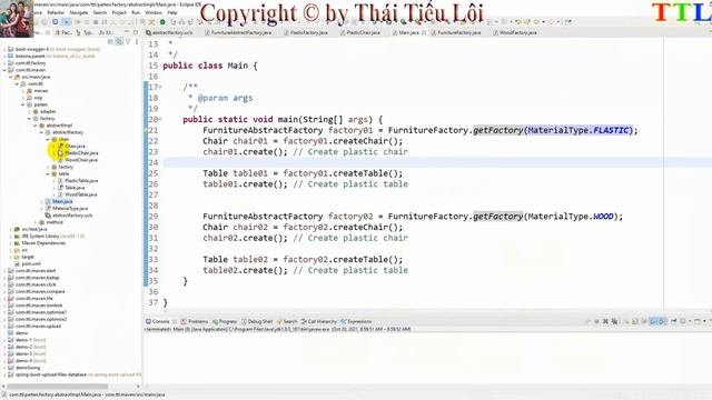 Design pattern - Abstract Factory design pattern in java смотреть онлайн
