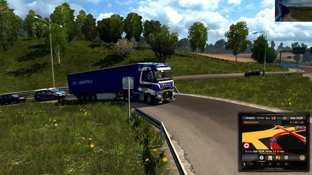 Euro Truck Simulator 2 (1.30) Renault Range T Mannheim to Frankfurt + DLC's & Mods смотреть онлайн
