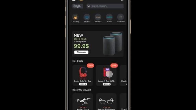 Amazon UI Redesign with Dark Mode Concept | Figma | Rish Designs смотреть онлайн