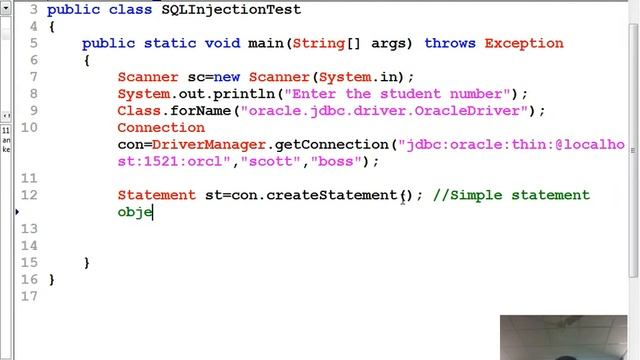 20 Advanced java tutorial | JDBC | What is SQL injection? | adv java смотреть онлайн