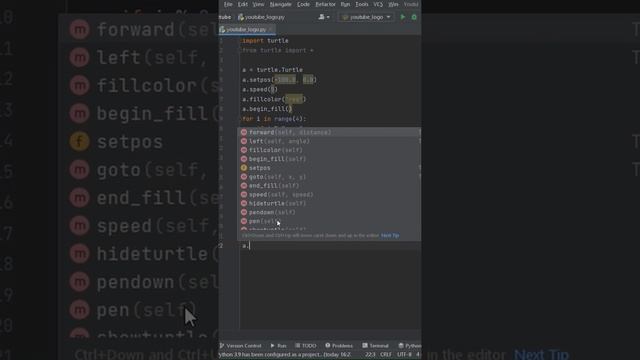 #youtube #logotips #python Логотип ютуба на питоне смотреть онлайн
