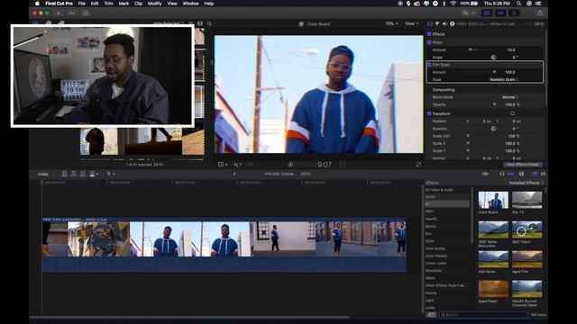 VHS Vintage Look Effect! (80’s and 90’s) | Final Cut Pro Tutorial смотреть онлайн