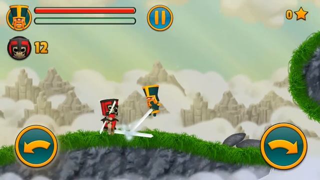 Cloud Knights (By Henri Kuismin) - iOS - iPhone/iPad/iPod Touch Gameplay смотреть онлайн