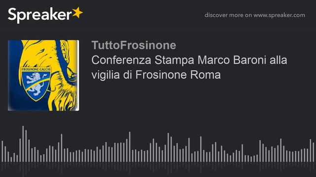 Conferenza Stampa Marco Baroni alla vigilia di Frosinone Roma смотреть онлайн
