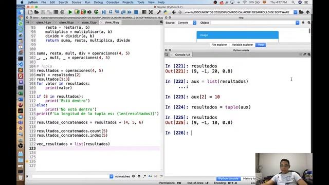 Diccionarios y Tuplas en Python смотреть онлайн