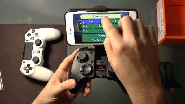 MOGA Rebel Unboxing & Review: Terraria on iPhone 6 Plus! (60FPS | 1080p!) смотреть онлайн