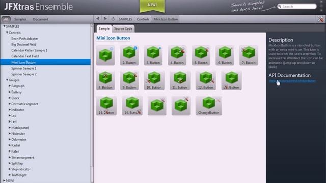 MiniIconButton in JFXtras смотреть онлайн