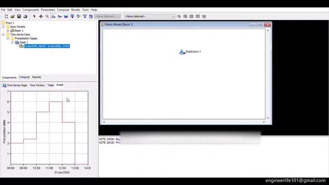 HEC-HMS Example Practice Model for Beginners смотреть онлайн