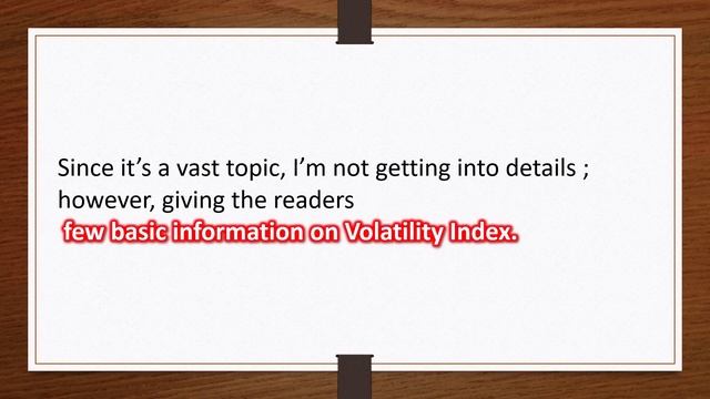 VOLATILITY INDEX //The Volatility Index (VIX) Explained смотреть онлайн