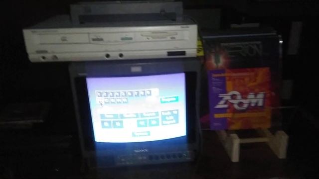 Philips CDI on a Sony PVM as a cd player playing Green Day Godzilla Soundtrack смотреть онлайн