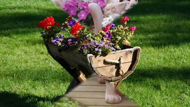 Вазоны своими руками или как украсить двор смотреть онлайн