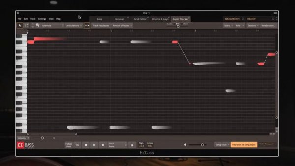 Toontrack EZbass bass guitar software plugin - The Audio Tracker