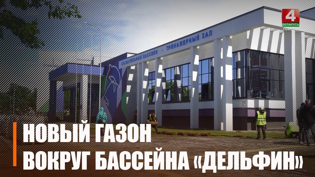 В Гомеле возобновились работы по созданию зеленых газонов. Первый разбили возле бассейна «Дельфин» смотреть онлайн