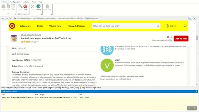 Scraping Target.com | Product Name, Price, Images, UPC | URL List смотреть онлайн