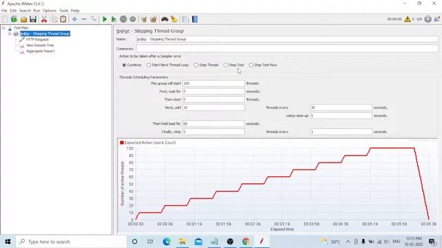 HOW TO DESIGN THE LOAD TEST SCENARIO IN STEPPING THREAD GROUP IN APACHE JMETER TOOL смотреть онлайн