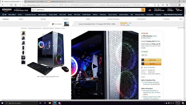 build or buy? CyberpowerPC Gamer Xtreme VR Gaming PC, Intel i5-10400F GTX 1660 Super 2021 смотреть онлайн