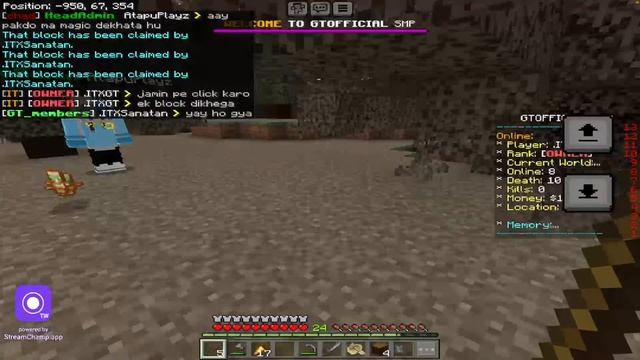 #Roadto6k java/bedrock gtsmp live with gtofficial | play hypixel in ipad | play hypixel in mcpe смотреть онлайн