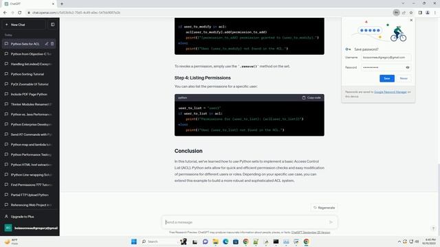 Using Python set type to implement ACL смотреть онлайн