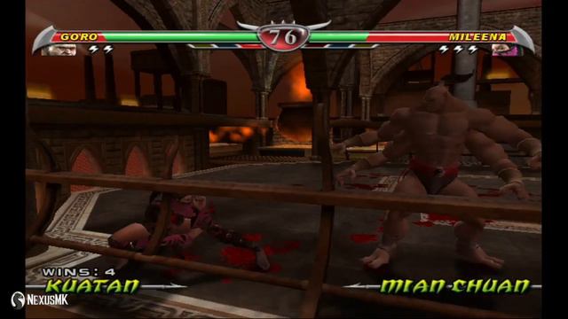 Mortal Kombat: Deception - Goro Gameplay [720p60] смотреть онлайн