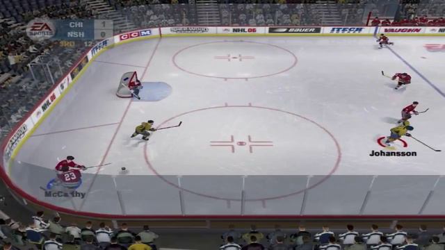 NHL 06 (Chicago Blackhawks vs Nasville Predators) PC - #20 смотреть онлайн