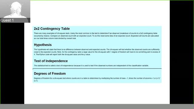 chisquare tests with python смотреть онлайн