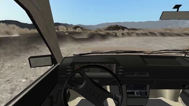 Rigs of Rods - Audi 80 B2 CC Driving in the Desert смотреть онлайн