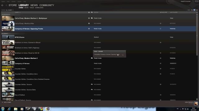 how to delete game on steam смотреть онлайн