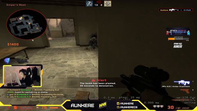 AUNKERE ДЕЛАЕТ ЭЙС НА FPL! АУНКЕР НАБИЛ 49 ФРАГОВ НА FPL! CSGO