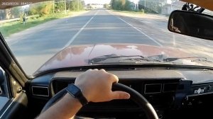 Покатушки на ваз 2107 от первого лица.