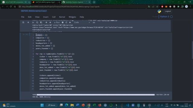 WEB SCRAPING de tablas de páginas web con PYTHON ? paso a paso | BeautifulSoup & Requests ?? смотреть онлайн