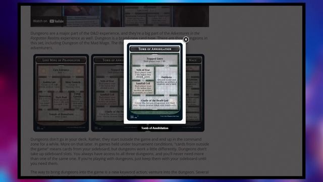 Adventures in the Forgotten Realms Dungeon Mechanic Revealed! | MTG Mechanic Breakdown смотреть онлайн