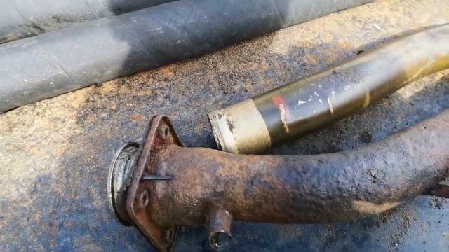 сгнила горловина бака, ремонт постоянно временного решения