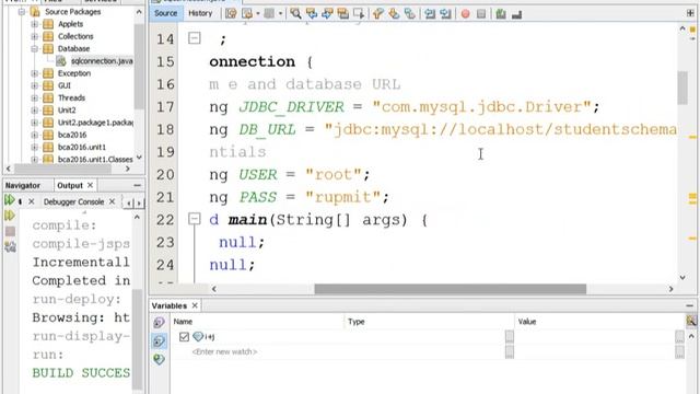 Mysql and jdbc connection in java смотреть онлайн