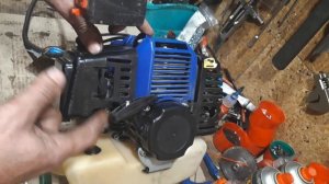 Бензокоса Китайская - переливает, мокрая свеча или как запустить если залило