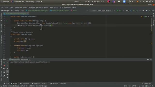 Immutable class in java with code #immutableclassinjava смотреть онлайн