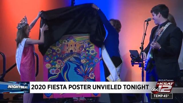 San Antonio's famous landmarks on display in Fiesta 2020 poster смотреть онлайн